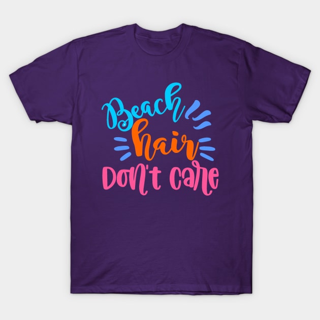 Beach Hair T-Shirt by chris_hinton_studios